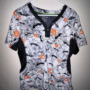 Halloween Scrub Top